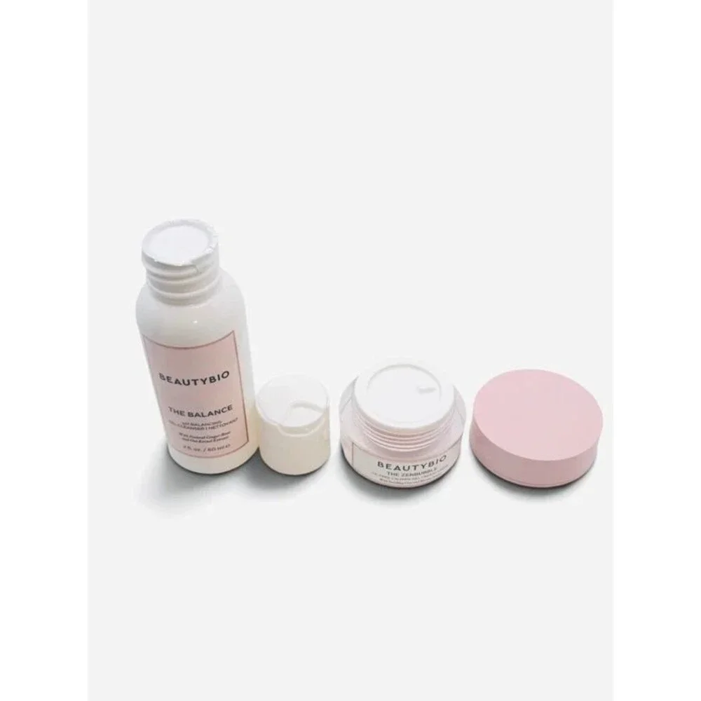 Beauty Bio Travel Skincare Duo – The Balance Cleanser + The ZenBubble Gel New